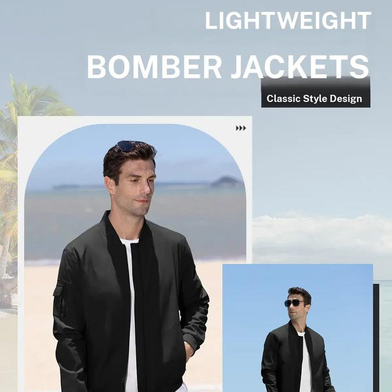 🔥 LAST DAY PROMOTION - 50%OFF 🔥 Men's Lightweight Bomber Jacket