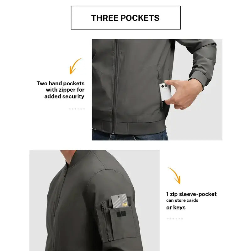 🔥 LAST DAY PROMOTION - 50%OFF 🔥 Men's Lightweight Bomber Jacket