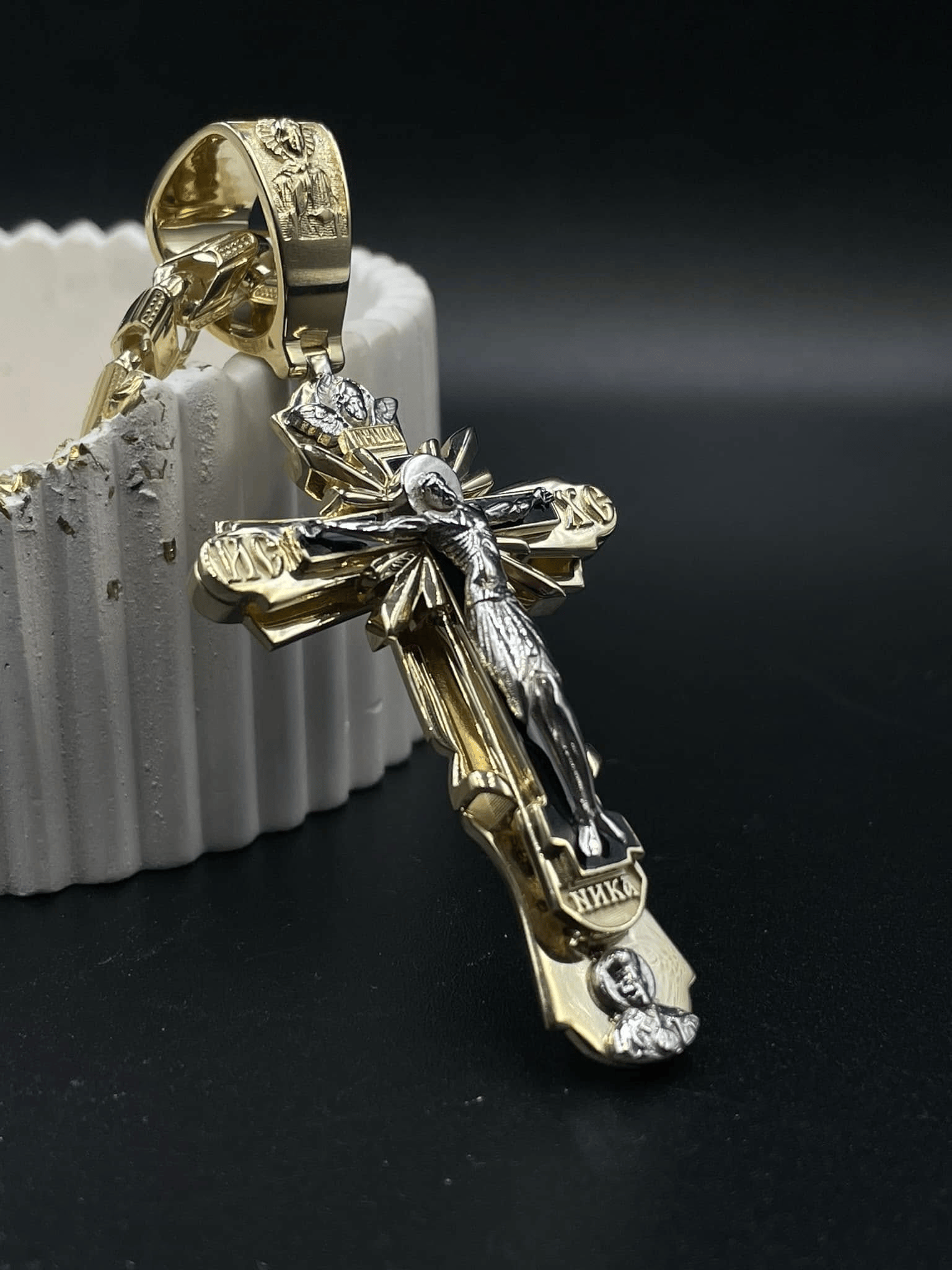 ✝️ BUY 3 GET 1 FREE! ✨ Holy Jesus Pendant - Stainless Steel Elegant Design, Symbol of Faith & Protection, Perfect Gift for Believers 📿📦