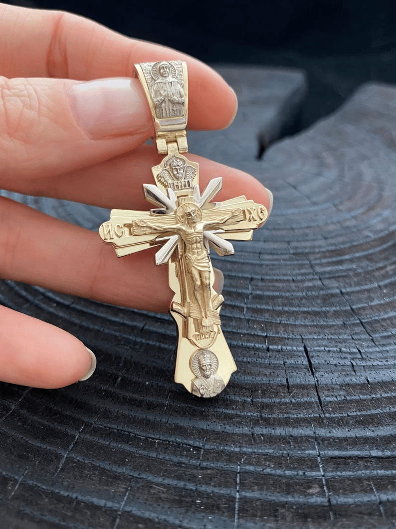 ✝️ BUY 3 GET 1 FREE! ✨ Holy Jesus Pendant - Stainless Steel Elegant Design, Symbol of Faith & Protection, Perfect Gift for Believers 📿📦