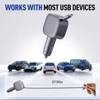 💥Limited-time offer, while stocks last💥 Compact Retractable Car Charger