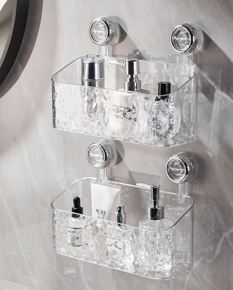 🔥 LAST DAY PROMOTION - 50%OFF 🔥 🛁✨Light Luxury Style Glacier Pattern Suction Cup Shelf