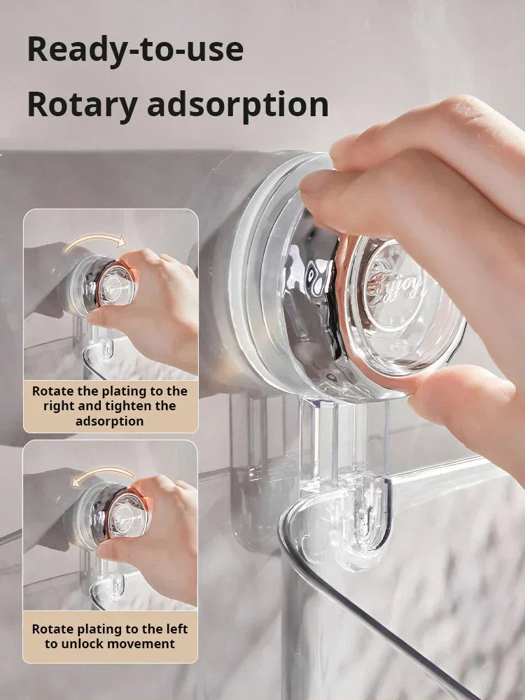 🔥 LAST DAY PROMOTION - 50%OFF 🔥 🛁✨Light Luxury Style Glacier Pattern Suction Cup Shelf