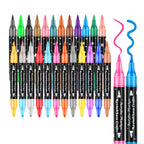🔥Hot Sale 50% OFF🎁Dual-Tip Glitter Marker Pen