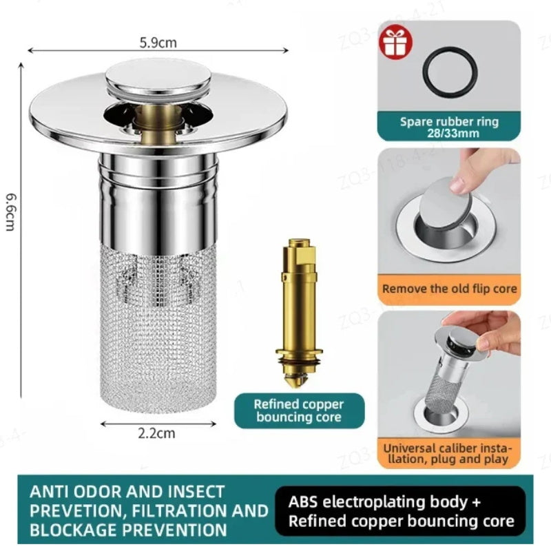 🔥BUY 1 GET 1 FREE🔥 Stainless Steel Floor Drain Filter