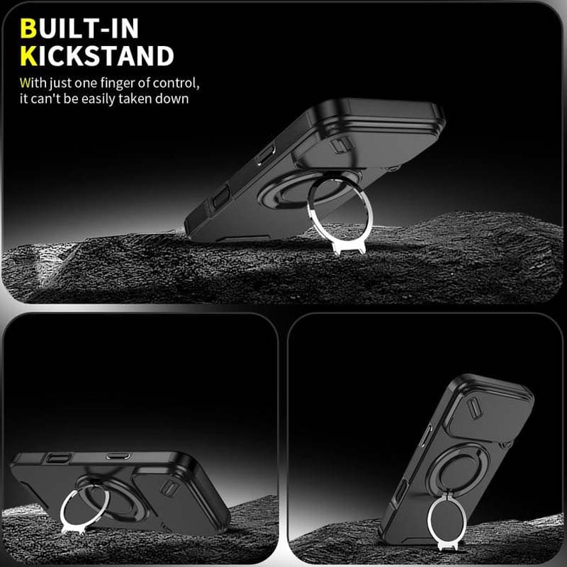 🔥 LAST DAY PROMOTION - 50%OFF 🔥 Magnetic Phone Case with Ring Stand For iPhone