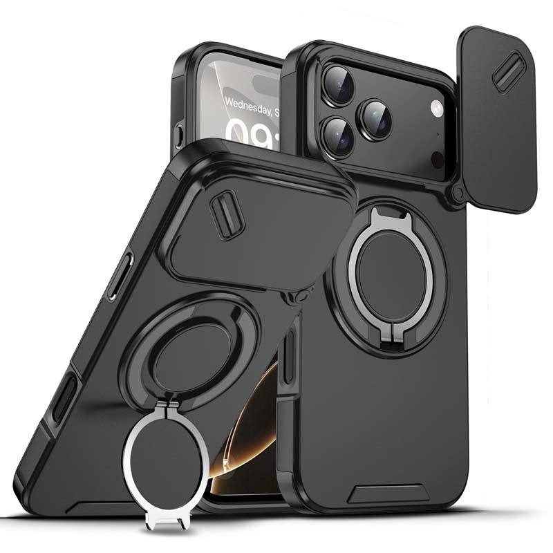 🔥 LAST DAY PROMOTION - 50%OFF 🔥 Magnetic Phone Case with Ring Stand For iPhone