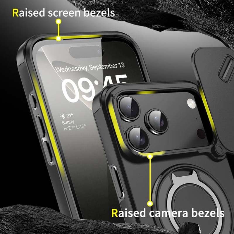 🔥 LAST DAY PROMOTION - 50%OFF 🔥 Magnetic Phone Case with Ring Stand For iPhone