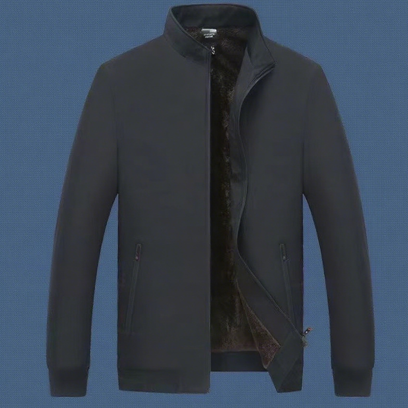 🔥 LAST DAY PROMOTION - 50%OFF 🔥 Men's Solid Color Zip Up Warm Jacket