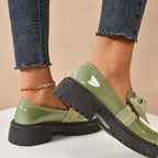 💜 LAST DAY PROMOTION - 50%OFF 💜 Chic Sweet Platform Loafers with Bow
