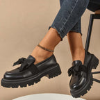 💜 LAST DAY PROMOTION - 50%OFF 💜 Chic Sweet Platform Loafers with Bow