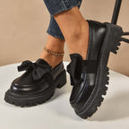 💜 LAST DAY PROMOTION - 50%OFF 💜 Chic Sweet Platform Loafers with Bow