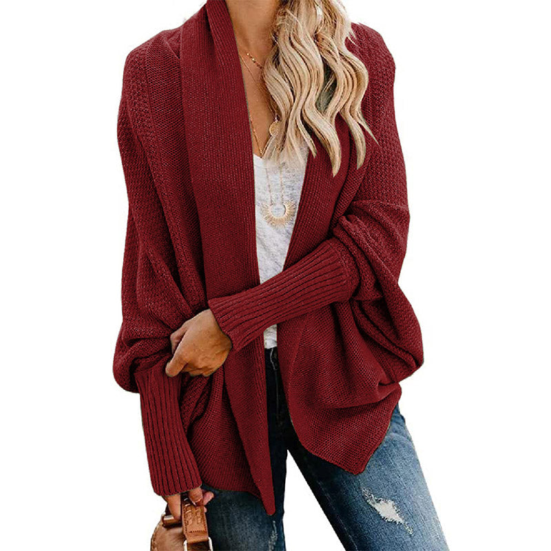 🔥FREE SHOPPING🔥🧥 Long Sleeve Knitted Cardigan – Oversized Fit, Lightweight Warmth for Layering with Tees/Sweaters ✨