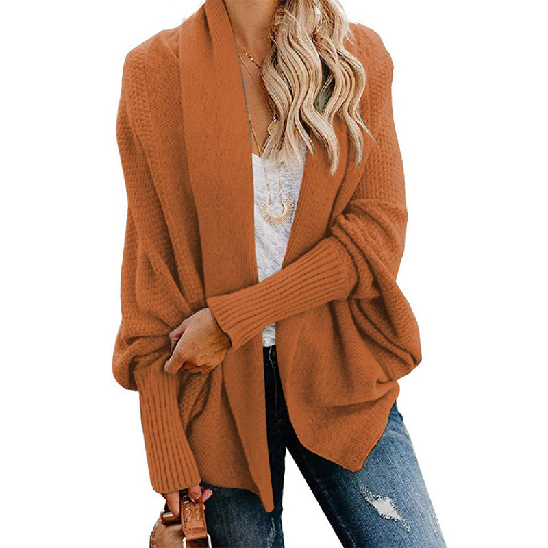 🔥FREE SHOPPING🔥🧥 Long Sleeve Knitted Cardigan – Oversized Fit, Lightweight Warmth for Layering with Tees/Sweaters ✨