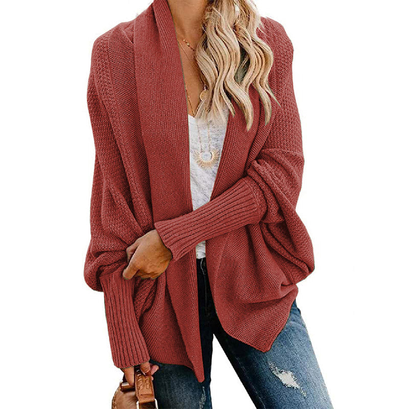 🔥FREE SHOPPING🔥🧥 Long Sleeve Knitted Cardigan – Oversized Fit, Lightweight Warmth for Layering with Tees/Sweaters ✨