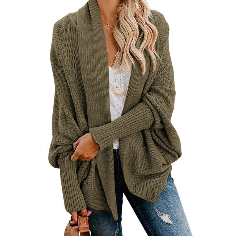 🔥FREE SHOPPING🔥🧥 Long Sleeve Knitted Cardigan – Oversized Fit, Lightweight Warmth for Layering with Tees/Sweaters ✨