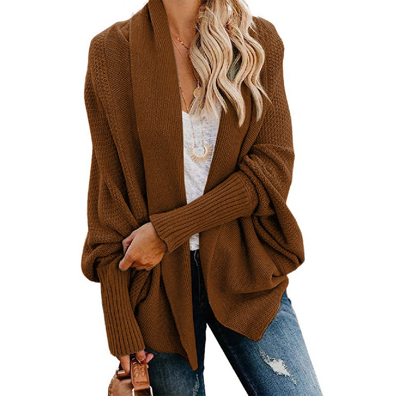 🔥FREE SHOPPING🔥🧥 Long Sleeve Knitted Cardigan – Oversized Fit, Lightweight Warmth for Layering with Tees/Sweaters ✨
