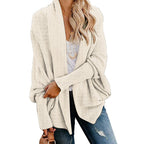 🔥FREE SHOPPING🔥🧥 Long Sleeve Knitted Cardigan – Oversized Fit, Lightweight Warmth for Layering with Tees/Sweaters ✨