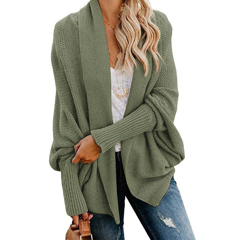 🔥FREE SHOPPING🔥🧥 Long Sleeve Knitted Cardigan – Oversized Fit, Lightweight Warmth for Layering with Tees/Sweaters ✨