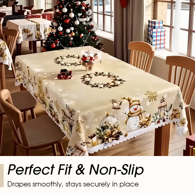 🔥 LAST DAY PROMOTION - 50%OFF 🔥🔥Joyful Festive Classic Christmas Tablecloth
