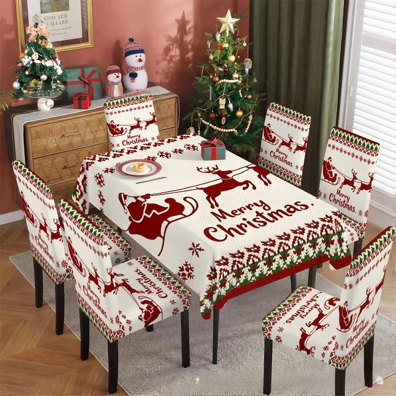 🔥 LAST DAY PROMOTION - 50%OFF 🔥🔥Joyful Festive Classic Christmas Tablecloth