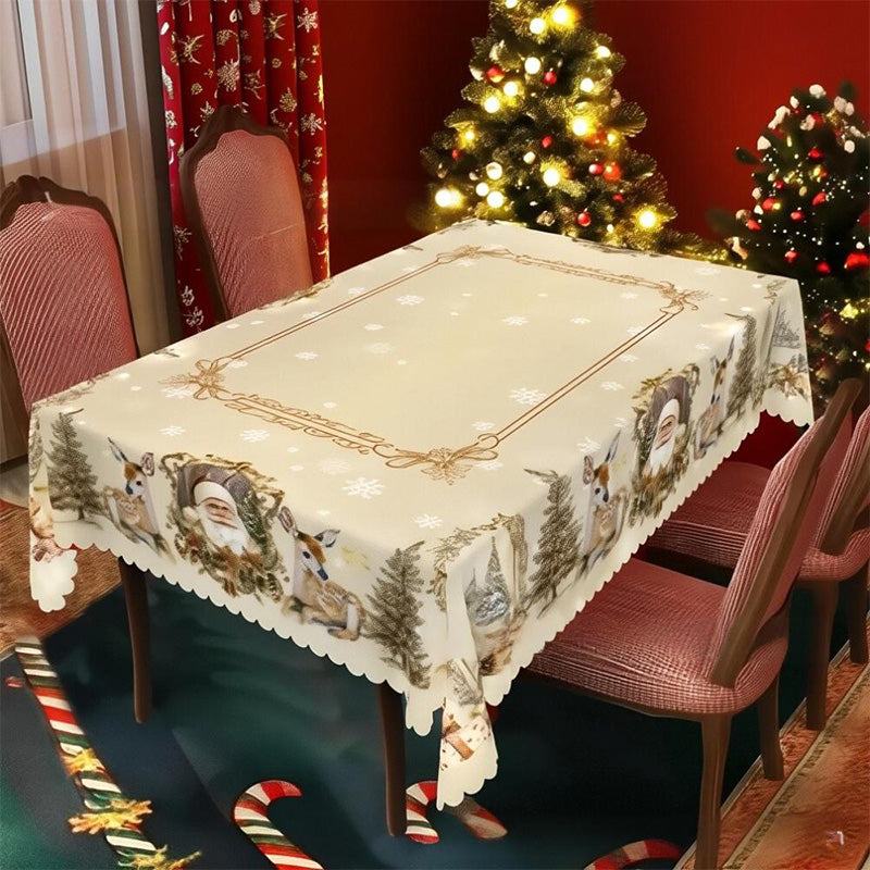 🔥 LAST DAY PROMOTION - 50%OFF 🔥🔥Joyful Festive Classic Christmas Tablecloth