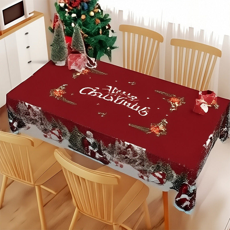 🔥 LAST DAY PROMOTION - 50%OFF 🔥🔥Joyful Festive Classic Christmas Tablecloth