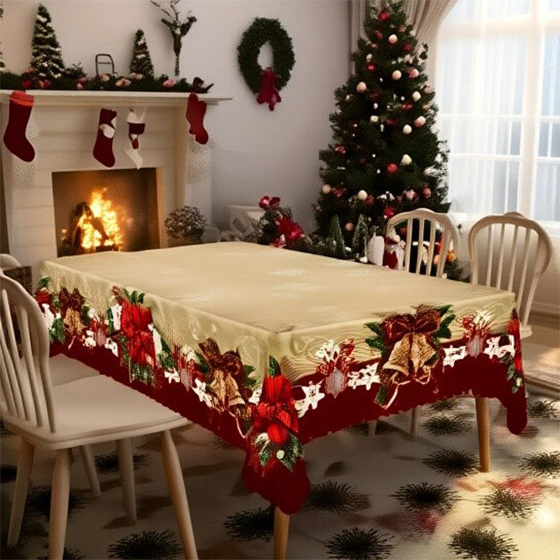 🔥 LAST DAY PROMOTION - 50%OFF 🔥🔥Joyful Festive Classic Christmas Tablecloth