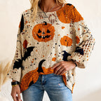 👛 50% OFF NOW! 💖Women's Halloween Loose Fit Batwing Knit Sweater