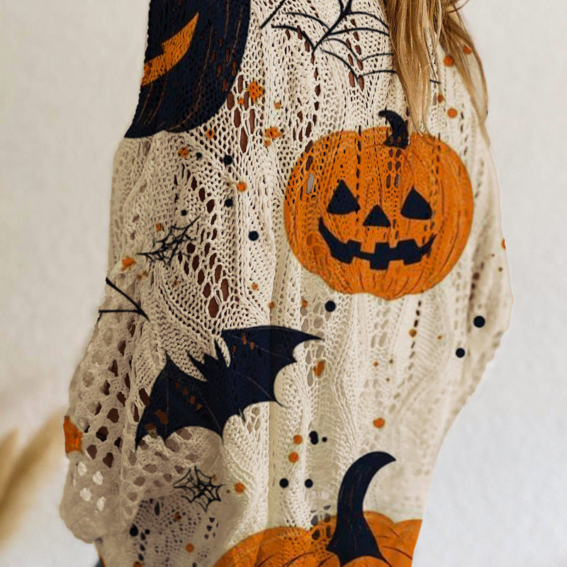 👛 50% OFF NOW! 💖Women's Halloween Loose Fit Batwing Knit Sweater