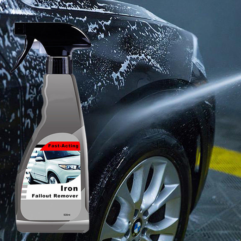 🧴 BUY 2 GET 1 FREE! ✨ Iron Fallout Remover Spray - Dissolves Rust & Contamination in Seconds, Safe for All Paint Surfaces 🚗🔧
