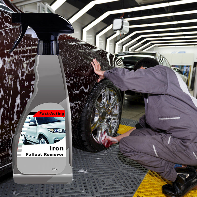 🧴 BUY 2 GET 1 FREE! ✨ Iron Fallout Remover Spray - Dissolves Rust & Contamination in Seconds, Safe for All Paint Surfaces 🚗🔧