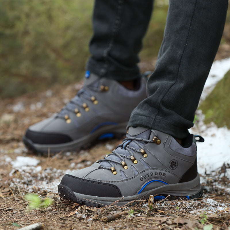 Unisex Outdoor Hiking Shoes with Plush Lining -👍Waterproof, anti-slip, wear-resistant!