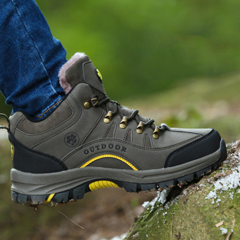 Unisex Outdoor Hiking Shoes with Plush Lining -👍Waterproof, anti-slip, wear-resistant!