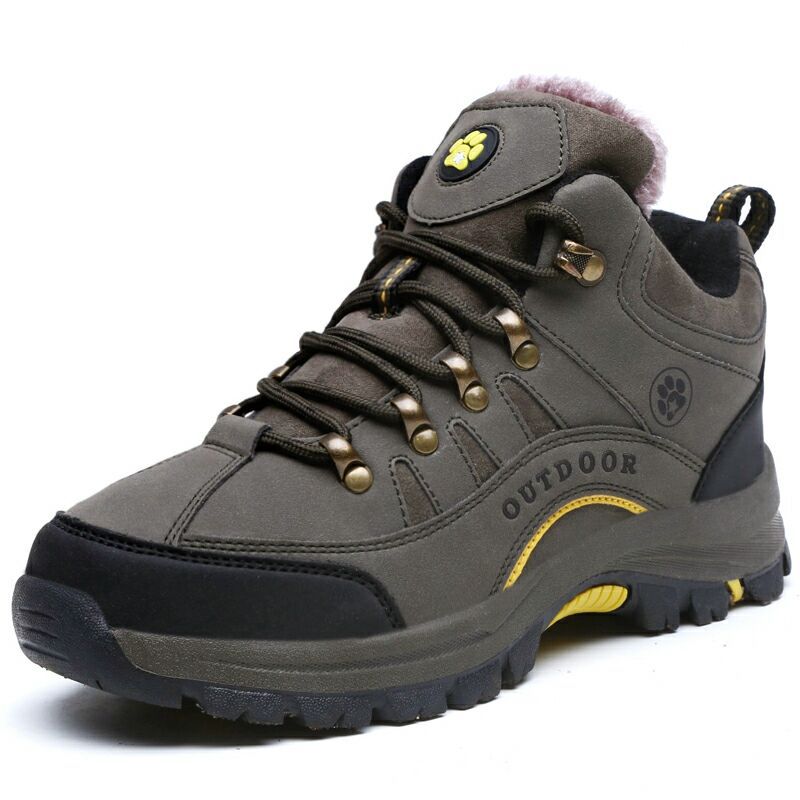 Unisex Outdoor Hiking Shoes with Plush Lining -👍Waterproof, anti-slip, wear-resistant!