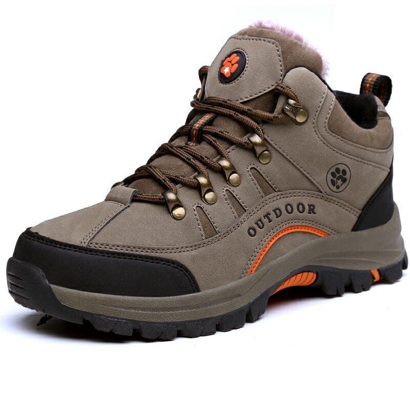Unisex Outdoor Hiking Shoes with Plush Lining -👍Waterproof, anti-slip, wear-resistant!