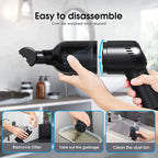 🚗 50% OFF NOW! ✨ Cordless Car Vacuum Cleaner - 15KPa Strong Suction, Lightweight & Portable for Quick Interior Cleaning 🔋📦