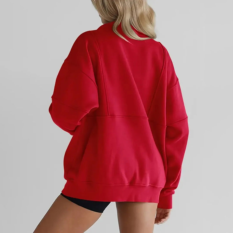 🔥 LAST DAY PROMOTION - 50%OFF 🔥 Women's Casual Lapel Half Zip Tops
