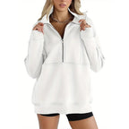 🔥 LAST DAY PROMOTION - 50%OFF 🔥 Women's Casual Lapel Half Zip Tops