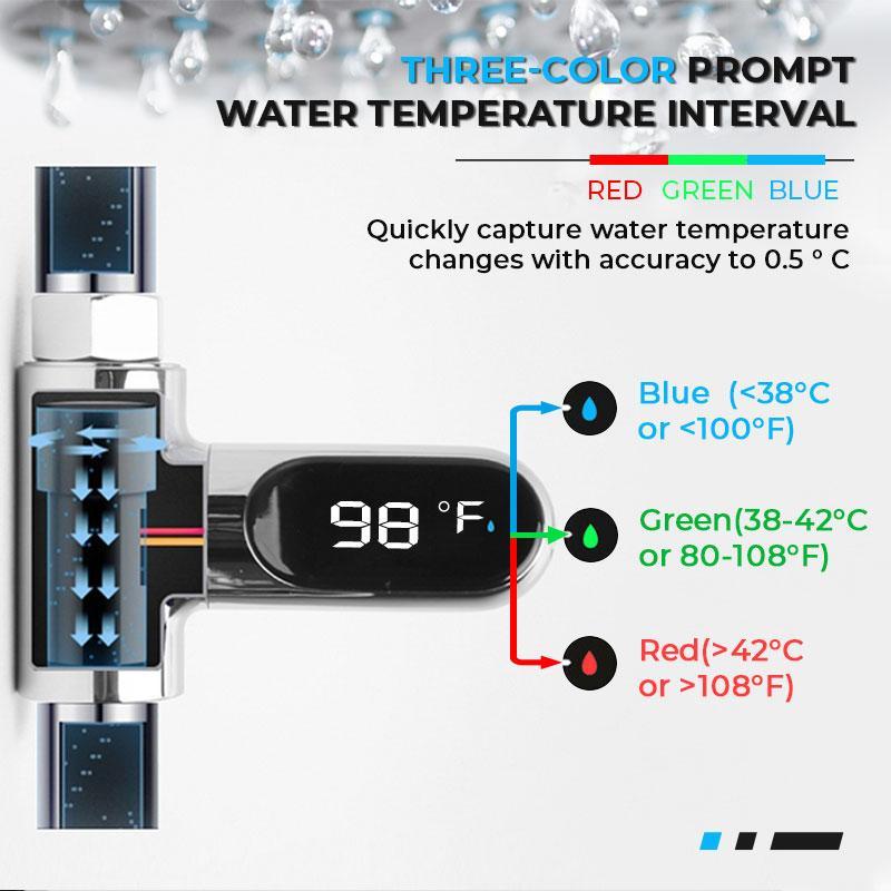 🔥 LAST DAY PROMOTION - 50%OFF 🔥Digital shower thermometer to read the temperature directly on the tap