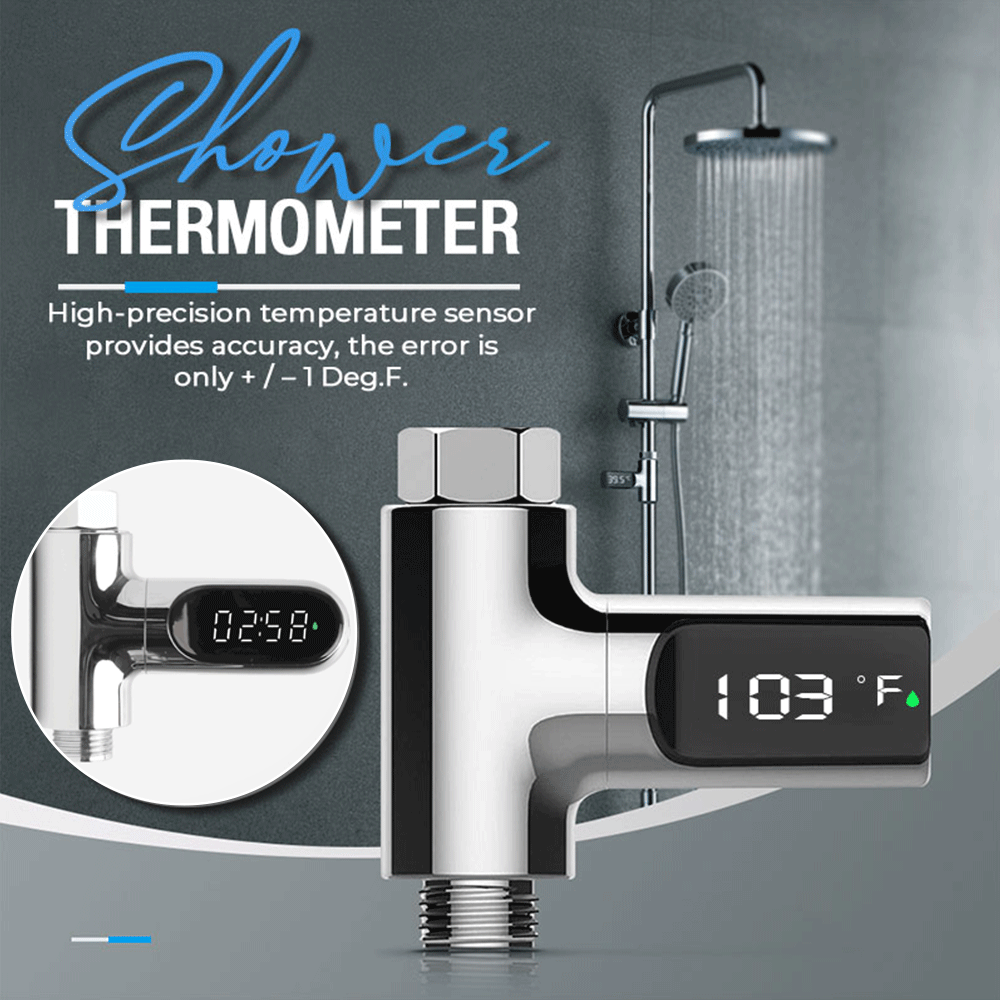 🔥 LAST DAY PROMOTION - 50%OFF 🔥Digital shower thermometer to read the temperature directly on the tap