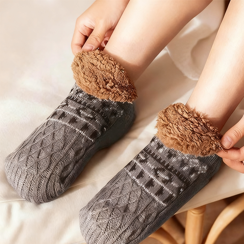 🔥BUY 1 GET 1 FREE🔥More convenient to replace💖💖 Cozy Lounge Slipper Socks with Grippers