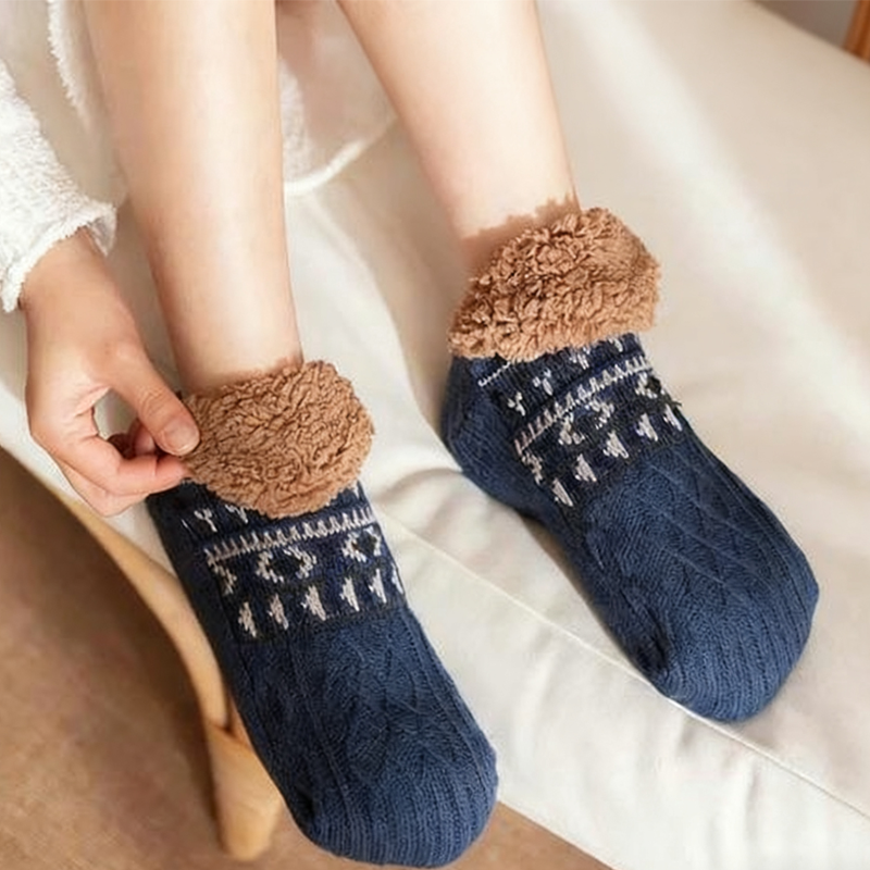 🔥BUY 1 GET 1 FREE🔥More convenient to replace💖💖 Cozy Lounge Slipper Socks with Grippers