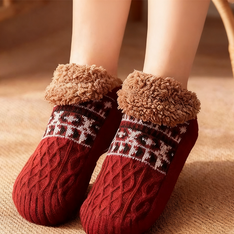 🔥BUY 1 GET 1 FREE🔥More convenient to replace💖💖 Cozy Lounge Slipper Socks with Grippers