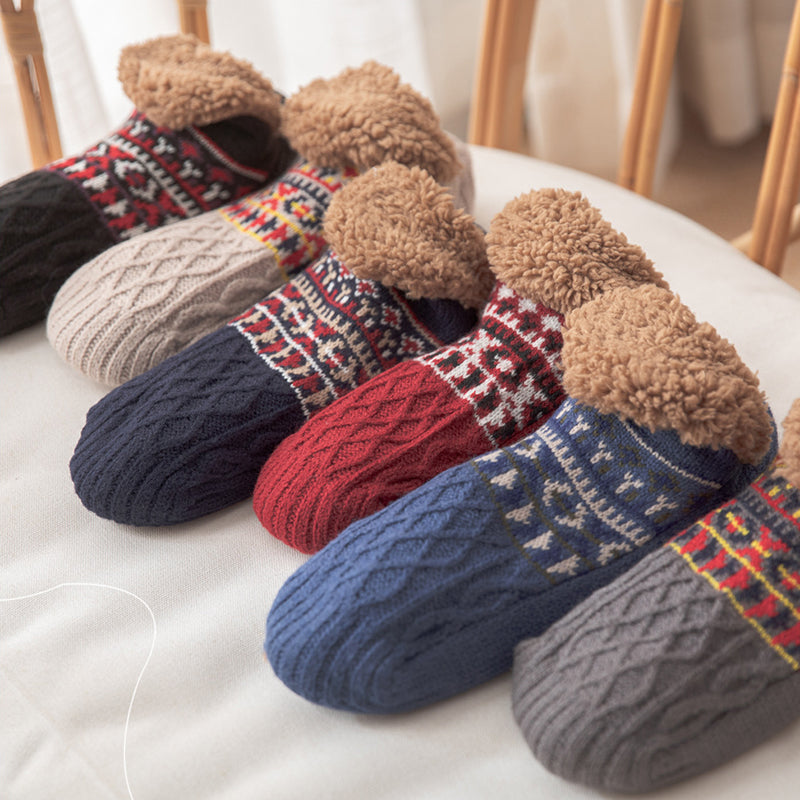 🔥BUY 1 GET 1 FREE🔥More convenient to replace💖💖 Cozy Lounge Slipper Socks with Grippers