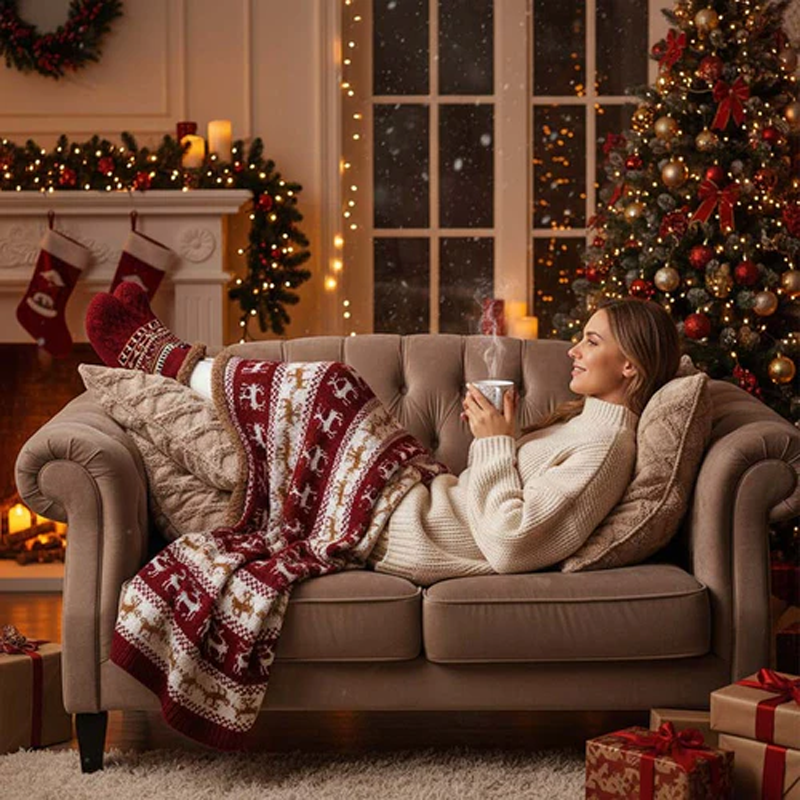 🔥BUY 1 GET 1 FREE🔥More convenient to replace💖💖 Cozy Lounge Slipper Socks with Grippers