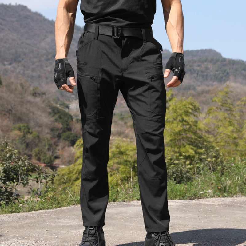 🔥52% off, while stocks last! 🎉Men's Solid Color Slim-fit Cargo Pants for Spring and Autumn
