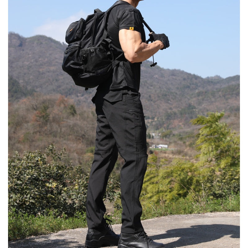 🔥52% off, while stocks last! 🎉Men's Solid Color Slim-fit Cargo Pants for Spring and Autumn