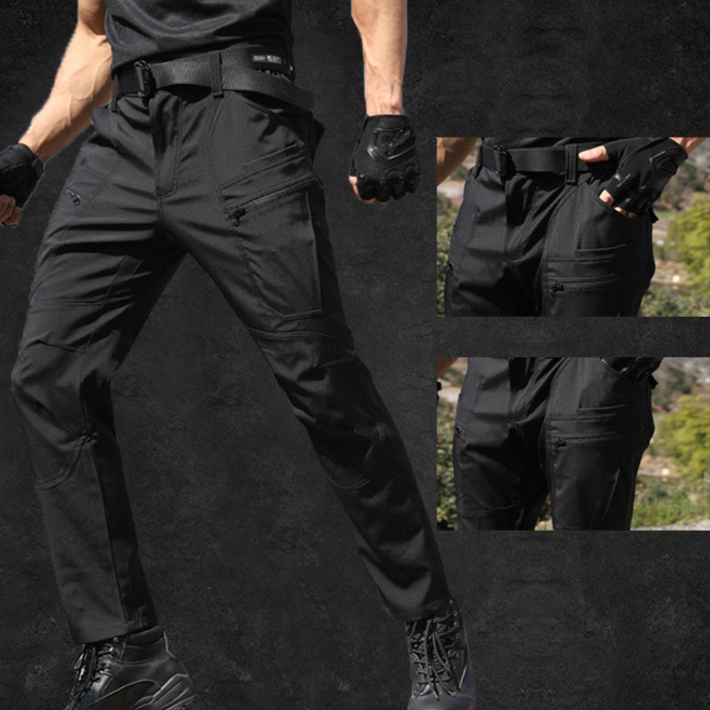 🔥52% off, while stocks last! 🎉Men's Solid Color Slim-fit Cargo Pants for Spring and Autumn