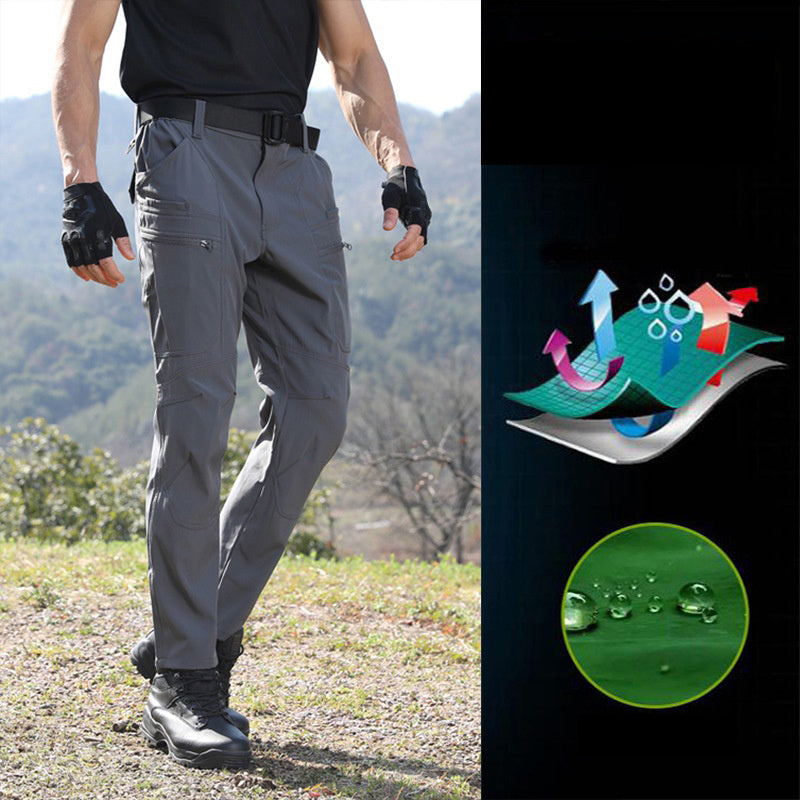 🔥52% off, while stocks last! 🎉Men's Solid Color Slim-fit Cargo Pants for Spring and Autumn